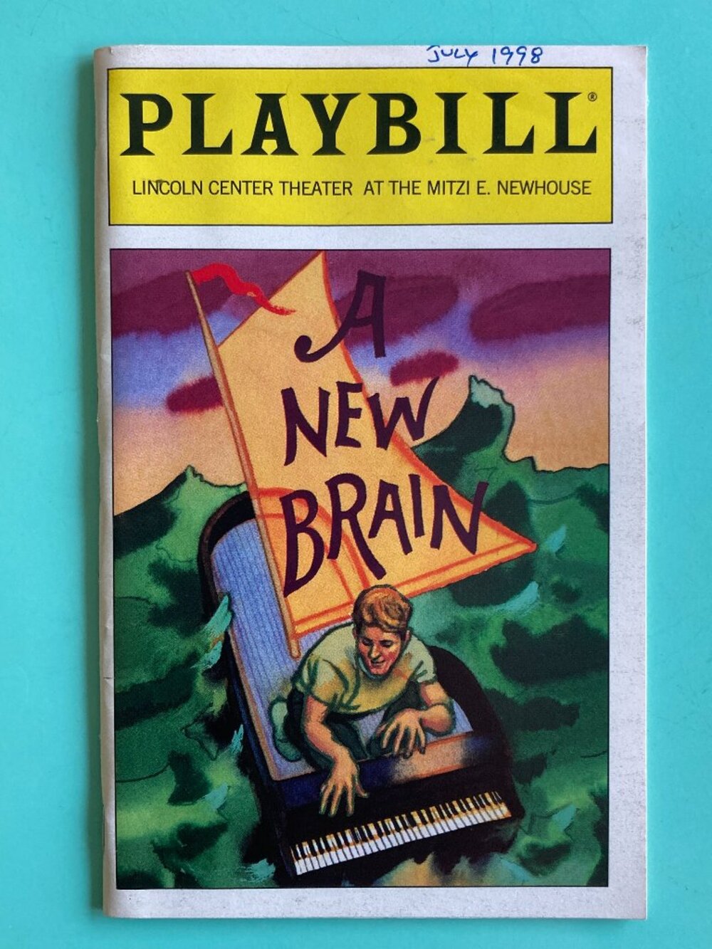 Playbill A NEW BRAIN Kristin Chenoweth Christopher Innvar Mary Testa Chip Zien